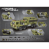 Building Blocks Military Blocks Vehicle Playset Educational Toy Construction Set Toys 1377 pcs compatible PPABS Legoing Cute All Toy Gift / Kids