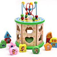 Building Blocks Shape Sorter Toy Stress and Anxiety Relief Parent-Child Interaction Comfy Kid