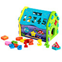 Building Blocks Shape Sorter Toy Stress and Anxiety Relief Parent-Child Interaction Comfy Kid