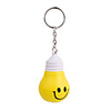 Bulb Style Keychain with Soft Plastic Material-Yellow