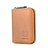 (BULLCAPTAIN) Passport Holder ID Holder leatherette Portable / Other Solid Color