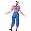 Burlesque Clown Outfits Masquerade Costume Men