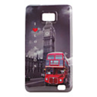 Bus Pattern Hard Case for Samsung Galaxy S2 I9100