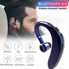 Business Bluetooth 5.0 Koptelefoon Oorhaak Stereo Mini Draadloze Hoofdtelefoon Noise Cancelling Sport In-Ear Headset Oordopjes Met Microfoon