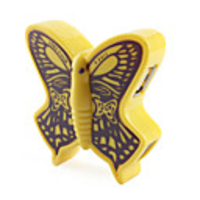 Butterfly 4 Port USB 2.0 Hub (Yellow)