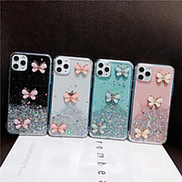 Butterfly Bling Case For Apple iPhone 12 / 11 / SE2020 Shockproof Back Cover Color Gradient TPU Case for iPhone 12 Pro Max iPhone 8 Plus 7 miniinthebox