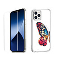 Butterfly Case For iPhone 12 iPhone 11 iPhone 12 Pro Max Unique Design Protective Case with Screen Protector Shockproof Back Cover TPU