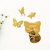 Butterfly /Cat Shapes/Animals Wall Stickers Mirror Wall Stickers Decorative Wall Stickers,  Acrylic Home Decoration Wall Decal Wall Decoration 1pc