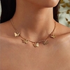 Butterfly Choker Necklace Drop Butterfly Simple Fashion European Sweet Alloy Gold 40-50 cm Necklace Jewelry 1pc For Anniversary Street Prom Birthday Party Festival miniinthebox