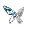Butterfly Crystal Brooch