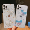 Butterfly Crystal Case for iPhone 12 11 12 Pro Max SE 2020 8 7 Plus Pattern / Clear Back Cover Butterfly TPU