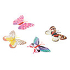 Butterfly Fridge Magnets with Fluorescent Light (Assorted Colors)