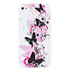 Butterfly Pattern Protective Silica Gel Soft Case for iPhone 4G