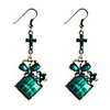 Butterfly Pendant Turquoise Earrings