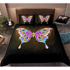 Butterfly Print 3-Piece Duvet Cover Set Hotel Bedding Sets Comforter Cover with Soft Lightweight Microfiber,  Include 1 Duvet Cover,  2 Pillowcases for Double/Queen/King(1 Pillowcase for Twin/Single) miniinthebox