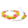 Button Cell Phone Strap (2-Piece,  Assorted Colors)