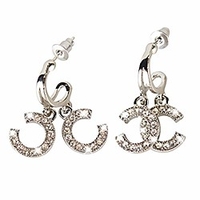 c stud earrings for women - letter c earrings, gift for birthday,  thanksgiving,  mother