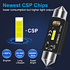 C5W LED CANBUS C10W led bulb Festoon 31mm 36mm 39mm 41mm CSP Car Interior Dome Lamp License Plate Reading Light White 12V
