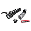 C8 3-Mode Cree XM-L T6 LED Flashlight Set (10W,  1000LM,  1x18650,  3xAAA)