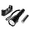 C8 5-Mode Cree Q5 LED Flashlight Set with Battery Charger (1x18650)