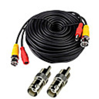 Cables 150 Feet Video Power Cable for CCTV Surveillance System for Security Systems 5000cm 0.7kg