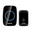 CACAZI Door Bell 1 Button 1 Receiver Waterproof Wireless Doorbell Light 300M Remote Home Cordless Call Bell EU US UK AU Plug 58 Chime