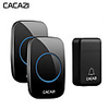 CACAZI FA12 Self-Powered Wireless Doorbell Waterproof Smart No Battery Home Cordless Bell 200M Remote 38 chimes