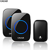 CACAZI Home Self-powered Wireless Doorbell Without Battery 60 Chimes 5 Volume 0-110 dB Smart Door Ring Bell