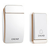 CACAZI Home Waterproof Wireless Doorbell Self-Powered LED Light No Battery Button Cordless Ring Bell 38 Chime 1 Button 1 Receiver