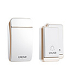 CACAZI Home Waterproof Wireless Doorbell Self-Powered LED Light No Battery Button Cordless Ring Bell 38 Chime 2 Button 1 Receiver