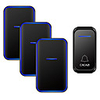 CACAZI Home Welcome Wireless Doorbell Waterproof 300M Remote 1 Button 3 Receiver Smart Calling Door Bell