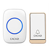 CACAZI No battery Ruquired Wireless Waterproof Doorbell LED light Self-powered Home door bell