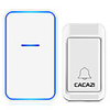 CACAZI Self Powered Home Wireless Doorbell No Battery Required Waterproof 120M Remote Smart House Ringbell Doorbell 220V Chime