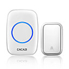 CACAZI Self Powered Wireless Doorbell Waterproof 150 Remote No Battery Required Smart House Doorbell Ring Gate