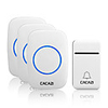 CACAZI Smart Self-Powered Wireless Doorbell 200M Remote No Battery Required Waterproof Home Cordless door bell 38 Chimes