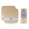 CACAZI Wireless Waterproof Doorbell Smart Battery Button 52 Songs 300M Remoto Household Call wireless Receiver1 Button 2 Receiver