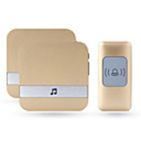 CACAZI Wireless Waterproof Doorbell Smart Battery Button 52 Songs 300M Remoto Household Call wireless Receiver1 Button 2 Receiver