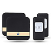 CACAZI Wireless Waterproof Doorbell Smart Battery Button 52 Songs 300M Remoto Household Call wireless Receiver2 Button 2 Receiver