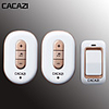 CACAZI X8 No Battery Need Wireless DoorBell Waterproof Smart Door Bell Cordless 1 Button 2 Receiver