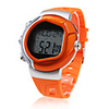 Calorie Counter Pulse Heart Rate Monitor Watch with Alarm - Orange