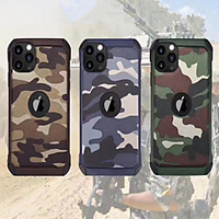 Camouflage Case For Apple iPhone 12 12mini 12Pro max 11 11Pro 11Pro max iPhone X XS XR XSMAX Shockproof Phone Case PC TPU miniinthebox