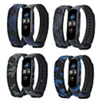 Camouflage Strap For Xiaomi Mi Band 5 Smart Band Accessories Case For Xiaomi Miband 5 Smart Wristband