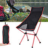 Camping Chair High Back with Headrest Breathable Ultra Light (UL) Foldable Comfortable Mesh 7075 Aluminium Alloy for Camping / Hiking Fishing Beach Outdoor Autumn / Fall Spring Blue Red Orange Dark