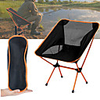 Camping Chair Multifunctional Portable Breathable Ultra Light (UL) Aluminium Alloy 7005 Mesh Oxford for 1 person Fishing Beach Camping Travel Autumn / Fall Spring Fuchsia Orange Navy Blue Dark Blue