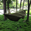 Camping Hammock with Mosquito Net Double Hammock Outdoor Portable Breathable Quick Dry Anti-Mosquito Ultra Light (UL) Parachute Nylon with Carabiners and Tree Straps for 2 person Hunting Fishing miniinthebox