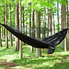 Camping Hammock with Pop Up Mosquito Net Double Hammock Outdoor Portable Lightweight Breathable Mesh Parachute Nylon with Carabiners and Tree Straps for 2 person Fishing Hiking Beach Pink Green