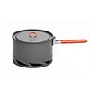 Camping Pot Single Stainless Steel Hard Alumina for Outdoor Camping / Hiking Picnic 1 Black