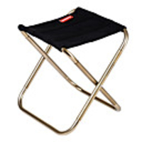 Camping Stool Mini Ultra Light (UL) Foldable Folding Nylon Aluminium alloy for 1 person Hiking Camping Autumn / Fall Spring Black Green