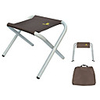Camping Stool Portable Anti-Slip Foldable Comfortable Aluminum Alloy for 1 person Camping Camping / Hiking / Caving Traveling Picnic Autumn / Fall Spring Orange Coffee