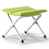 Camping Stool Portable Ultra Light (UL) Foldable Aluminium 6061 for 1 person Hiking Beach Camping Fuchsia Green Dark Blue